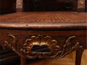 Serie di sei sedie in noce  - Asta Una casa al Ponte Vecchio - Associazione Nazionale - Case d'Asta italiane