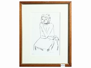 Xavier Bueno : Ritratti di personaggi  - Asta Una casa al Ponte Vecchio - Associazione Nazionale - Case d'Asta italiane