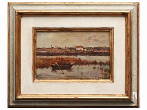 Paesaggi e Scene campestri  - Asta Una casa al Ponte Vecchio - Associazione Nazionale - Case d'Asta italiane