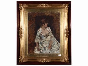 Girolamo Pieri Nerli attribuito - Ritratto di dama