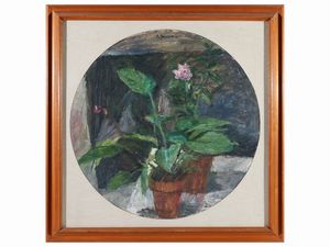 Enzo Faraoni - Natura morta con piante