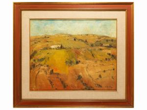 Sergio Scatizzi - Paesaggio in Valdinievole 1948