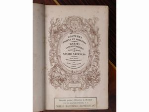 CESARE VECELLIO - Costumes anciens et modernes - Habiti antichi e moderni di tutto il mondo
