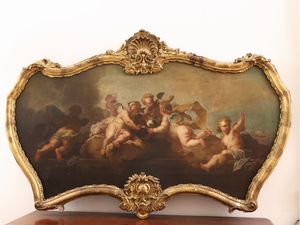 Scuola veneta del XVIII secolo - Trionfo di putti