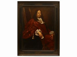 Scuola spagnola del XVII secolo - Ritratto di Prelato