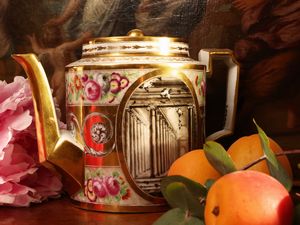 Caffettiera in porcellana  - Asta Una casa al Ponte Vecchio - Associazione Nazionale - Case d'Asta italiane