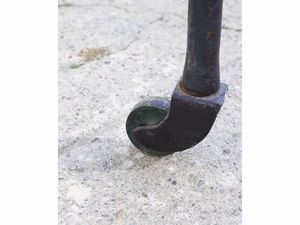 Letto in ferro battuto  - Asta Una casa al Ponte Vecchio - Associazione Nazionale - Case d'Asta italiane