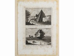 Vedute di Roma  - Asta Una casa al Ponte Vecchio - Associazione Nazionale - Case d'Asta italiane