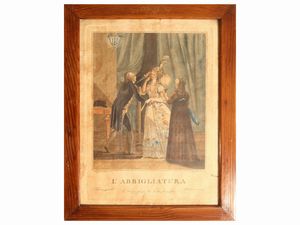 Carlo Lasinio : Figurini di moda  - Asta Una casa al Ponte Vecchio - Associazione Nazionale - Case d'Asta italiane