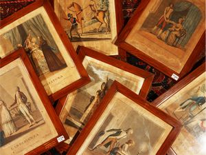 Carlo Lasinio : Figurini di moda  - Asta Una casa al Ponte Vecchio - Associazione Nazionale - Case d'Asta italiane