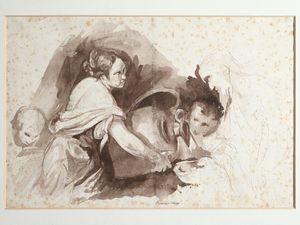 Raccolta di disegni  - Asta Una casa al Ponte Vecchio - Associazione Nazionale - Case d'Asta italiane