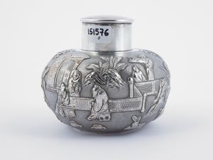 Scatola da t� in argento  - Asta Una casa al Ponte Vecchio - Associazione Nazionale - Case d'Asta italiane