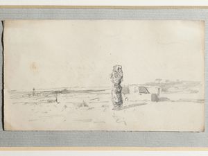 Scena di caccia - Scene di guerra, Paesaggi con personaggi  - Asta Una casa al Ponte Vecchio - Associazione Nazionale - Case d'Asta italiane