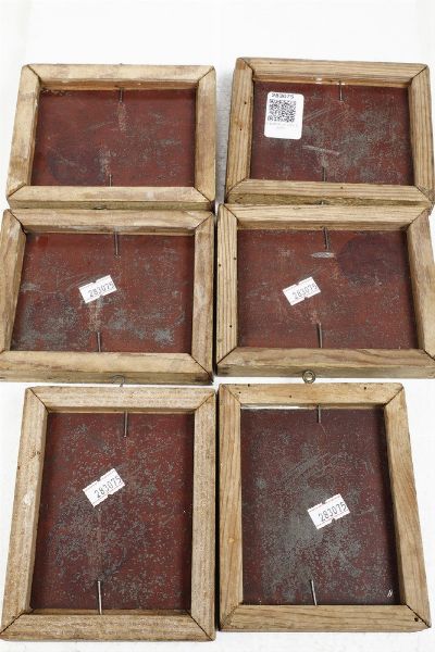 Scuola fiamminga del XVIII secolo Scene di genere con interno di osteria  - Asta Dimore italiane - Associazione Nazionale - Case d'Asta italiane