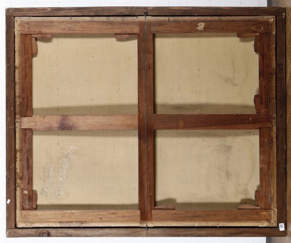 Isaac de Moucheron : Paesaggio con cacciatori e rovine  - Asta Dimore italiane - Associazione Nazionale - Case d'Asta italiane