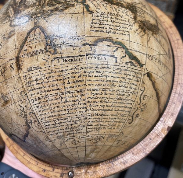 Planisfero terrestre e planisfero celeste. Giuseppe de Rossi su incisioni di Jodocus Hondius. Roma 1614-1615  - Asta Dimore italiane - Associazione Nazionale - Case d'Asta italiane