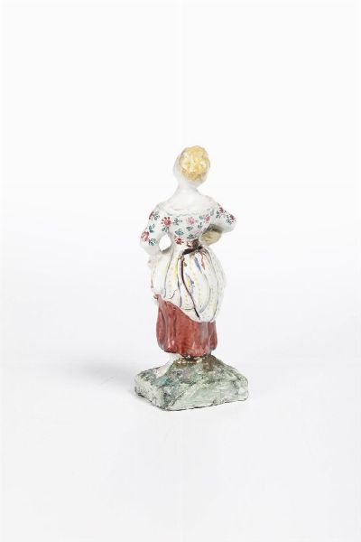 Rara figurina erotica <BR>Savona, 1780-1790 circa  - Asta Dimore italiane - Associazione Nazionale - Case d'Asta italiane