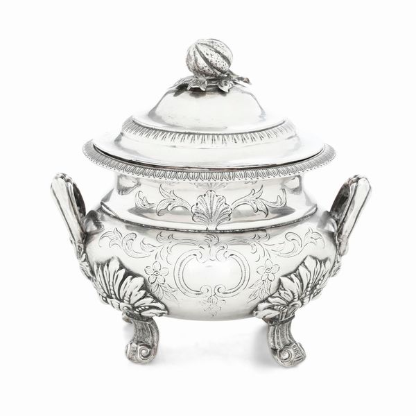 Zuccheriera. Italia XIX-XX secolo. Marchio con Italia Turrita in uso del 1872 al 1934.  - Asta Dimore italiane - Associazione Nazionale - Case d'Asta italiane