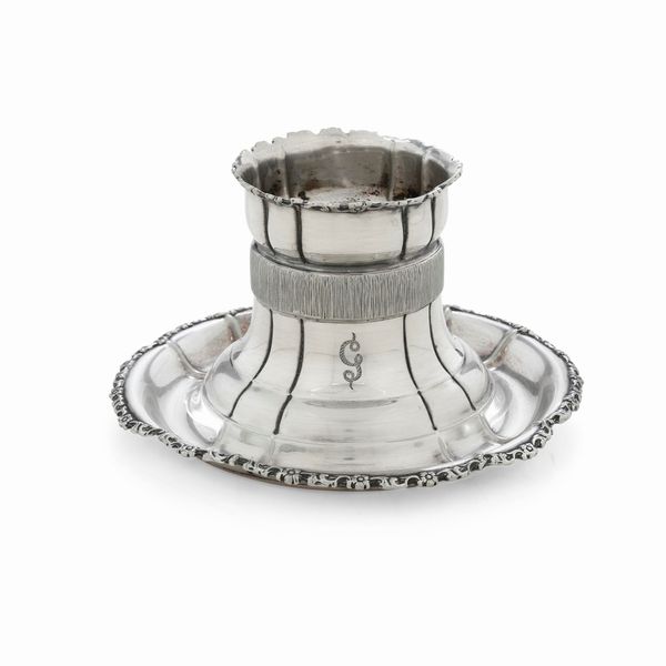 Porta candela. Tiffany & Co., USA,  XX secolo.  - Asta Dimore italiane - Associazione Nazionale - Case d'Asta italiane