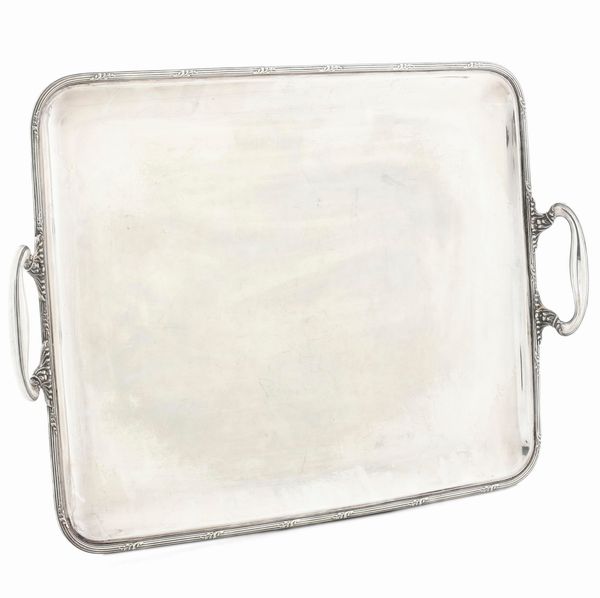 Vassoio. Argenteria italiana della met del XX secolo. Argentiere Cesa, Alessandria  - Asta Dimore italiane - Associazione Nazionale - Case d'Asta italiane