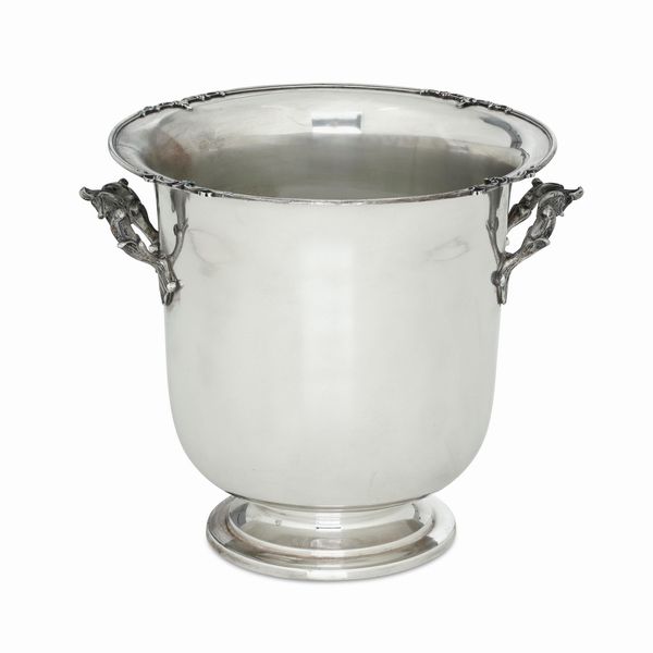 Porta ghiaccio. Argenteria italiana del XX secolo. Argentiere Cesa, Alessandria  - Asta Dimore italiane - Associazione Nazionale - Case d'Asta italiane