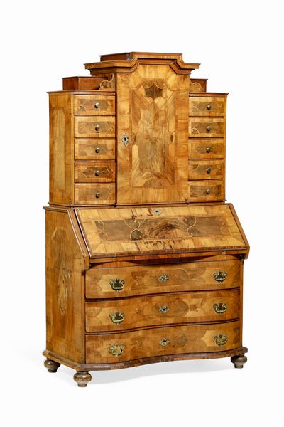 Trumeau lastronato e filettato. Alto Veneto o Austria fine XVIII secolo  - Asta Dimore italiane - Associazione Nazionale - Case d'Asta italiane