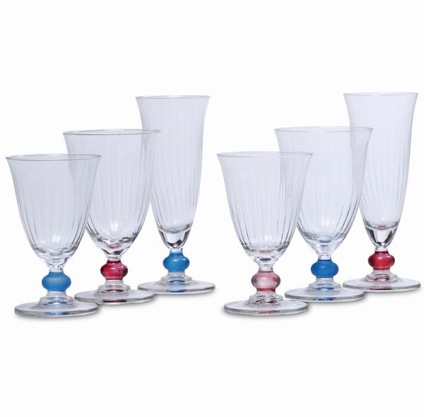 Servizio di calici, XX secolo  - Asta Dimore italiane - Associazione Nazionale - Case d'Asta italiane