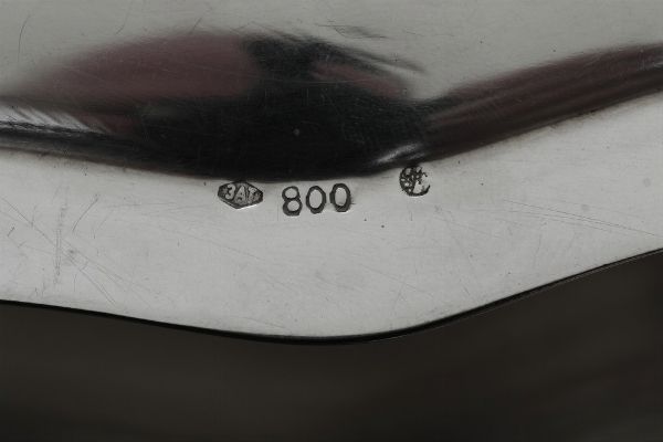 Insieme di piatti in argento. Argenteria italiana del XX secolo, vari argentieri tra cui Cesa, Alessandria  - Asta Dimore italiane - Associazione Nazionale - Case d'Asta italiane