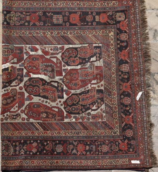 Tappeto Afshar, sud Persia fine XIX secolo  - Asta Dimore italiane - Associazione Nazionale - Case d'Asta italiane