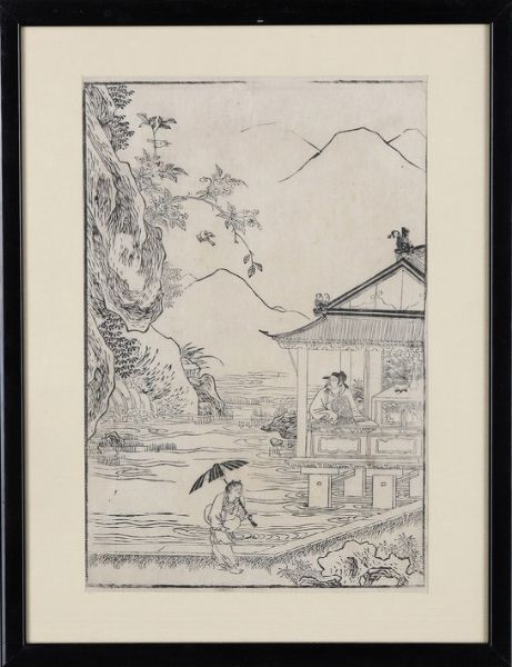 Collezione di incisioni, Giappone XIX-XX secolo  - Asta Dimore italiane - Associazione Nazionale - Case d'Asta italiane