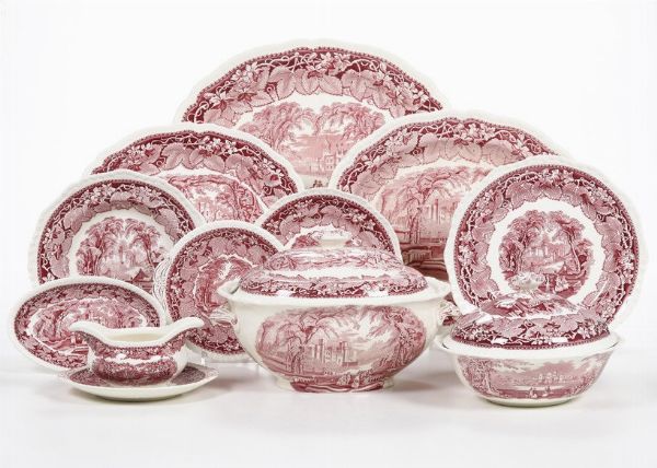 Servizio da tavola <BR>Inghilterra, Manifattura Masons  - Asta Dimore italiane - Associazione Nazionale - Case d'Asta italiane