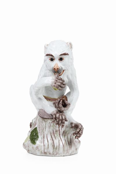 Scultura di scimmia <BR>Parigi, Manifattura Bourdois & Bloch, 1920-1960 circa  - Asta Dimore italiane - Associazione Nazionale - Case d'Asta italiane