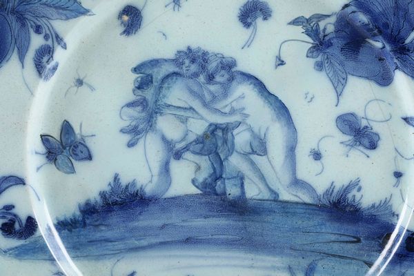 Grande piatto<BR>Albisola, seconda met del XVII secolo  - Asta Dimore italiane - Associazione Nazionale - Case d'Asta italiane