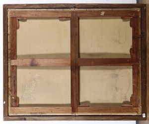 Isaac de Moucheron : Paesaggio con cacciatori e rovine  - Asta Dimore italiane - Associazione Nazionale - Case d'Asta italiane