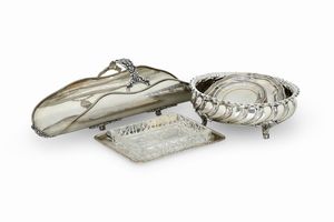 Insieme di oggetti per la tavola. Differenti manifatture italiane del XX-XXI secolo.  - Asta Dimore italiane - Associazione Nazionale - Case d'Asta italiane