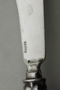 Servizio di posate da dolce. Argenteria tedesca del XX secolo  - Asta Dimore italiane - Associazione Nazionale - Case d'Asta italiane