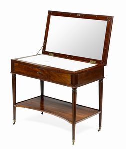 Toelette in noce ad un cassetto. XX secolo  - Asta Dimore italiane - Associazione Nazionale - Case d'Asta italiane