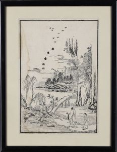 Collezione di incisioni, Giappone XIX-XX secolo  - Asta Dimore italiane - Associazione Nazionale - Case d'Asta italiane