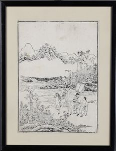 Collezione di incisioni, Giappone XIX-XX secolo  - Asta Dimore italiane - Associazione Nazionale - Case d'Asta italiane