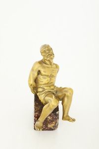 Moro incatenato. Fonditore del XVIII-XIX secolo  - Asta Dimore italiane - Associazione Nazionale - Case d'Asta italiane