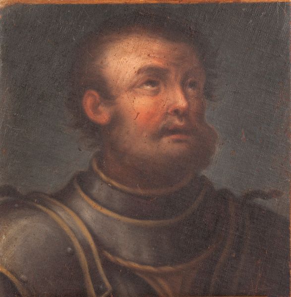 PITTORE DEL XVIII SECOLO : Ritratto di soldato in armatura  - Asta  Asta a Tempo - Antiquariato: Arredi, Icone, Dipinti Antichi e del XIX Secolo , Arte Orientale - Associazione Nazionale - Case d'Asta italiane