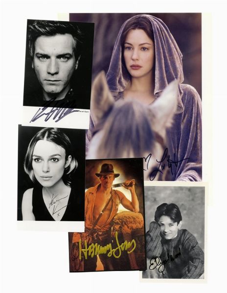 Raccolta di 27 fotografie con firme autografe di attrici e attori inglesi e americani.  - Asta Autografi e Manoscritti | ASTA A TEMPO - PARTE I  - Associazione Nazionale - Case d'Asta italiane