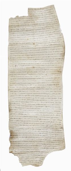 Raccolta di 14 pergamene di ambito piemontese.  - Asta Autografi e Manoscritti | ASTA A TEMPO - PARTE I  - Associazione Nazionale - Case d'Asta italiane
