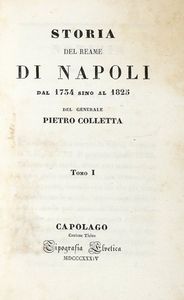 Pietro Colletta - Storia del Reame di Napoli dal 1734 sino al 1825 [...] Tomo I (-Tomo IV).