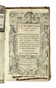 STRABO - De situ orbis libri XVII... Tomus primus (-secundus).