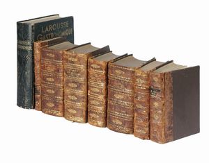 CANDIDO GHIOTTI - Lotto composto di 7 dizionari e testi di cucina.
