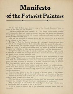 Umberto Boccioni - Manifesto of the Futurist Painters.