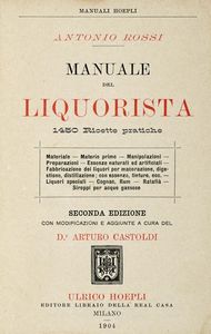 Antonio Rossi - Manuale del liquorista.