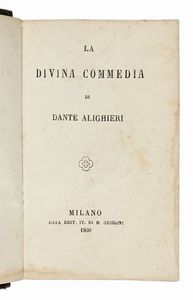 DANTE ALIGHIERI - La Divina Commedia.