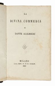 DANTE ALIGHIERI - La Divina Commedia.
